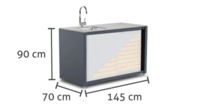 Größe 145 Outdoorküchen
