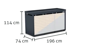 Box per contenitori 3x120L